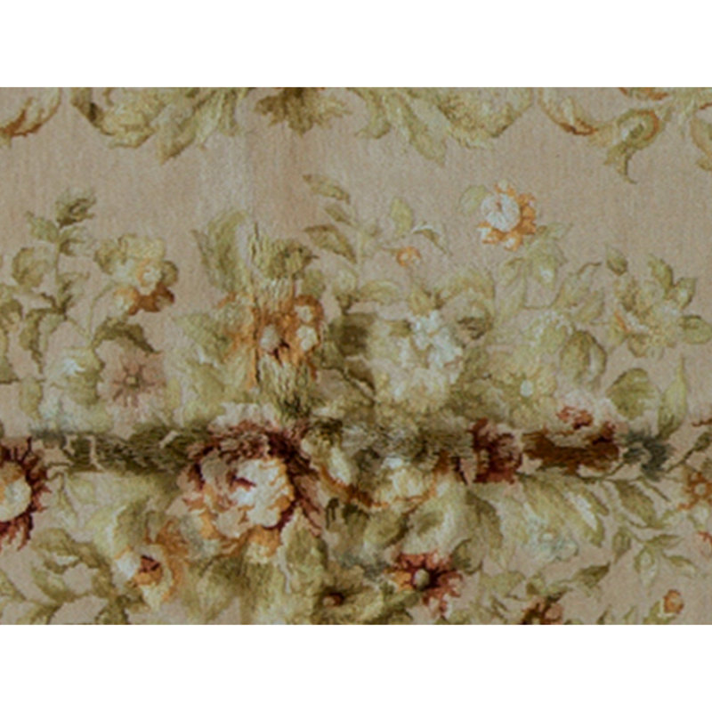 Handmade Silk and Wool Area Rug