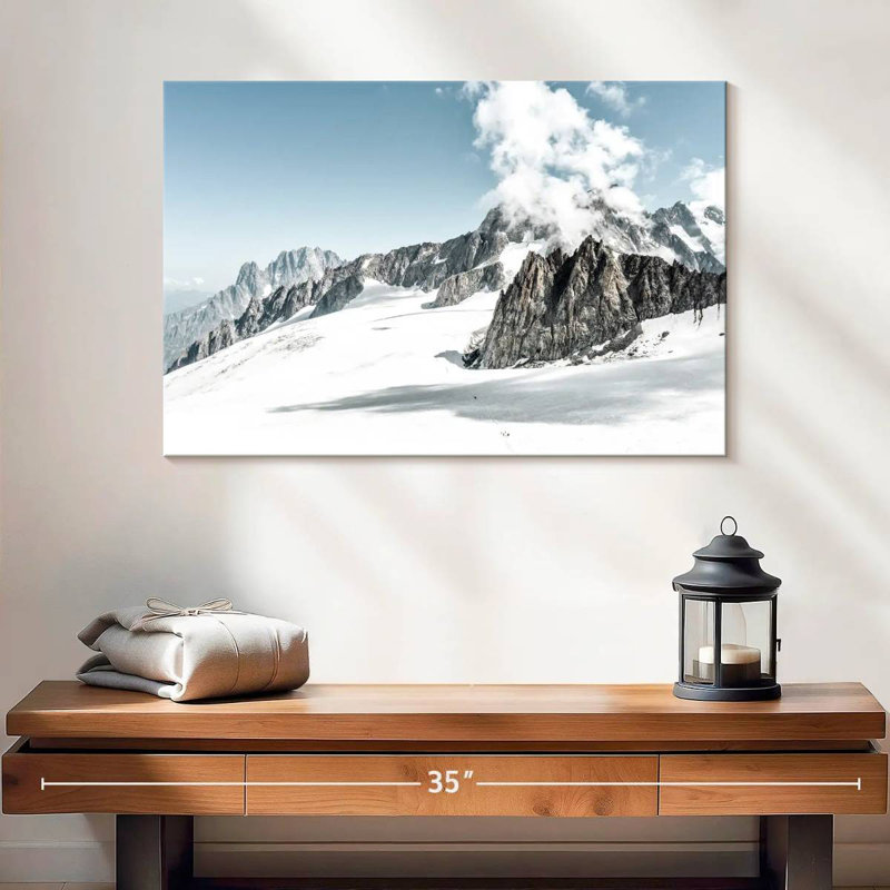 Alvord Mont Blanc Peaks, 16" H x 24" W