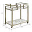 Chariot de cuisine en verre transparent Neilo