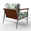 Chaise rembourrée Boho - Green Mist Green-1802086103