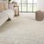 Ginerva Floral Hand Knotted Wool Cream Area Rug-52408891
