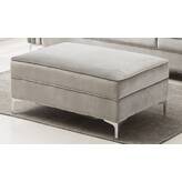 Willa Arlo Interiors Shumpert Velvet Ottoman & Reviews | Wayfair