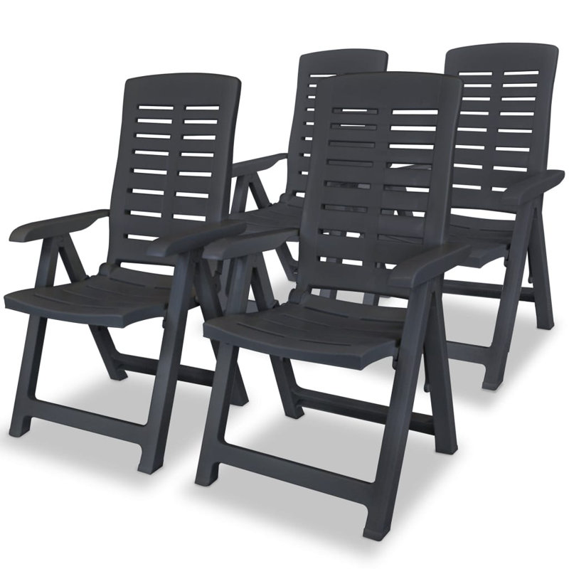 Krystyne Patio Dining Armchair, Anthracite