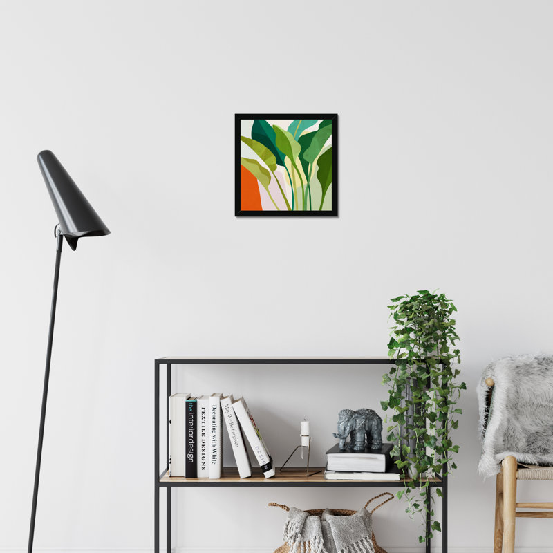 Tropica I by Victoria Borges - Wrapped Canvas Print, 95cm H x 95cm W, Black Framed Paper Print