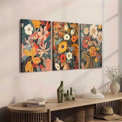 3 Piece Wrapped Canvas Painting