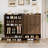 Aleatha 6-Tier 24 Pairs Shoe Cabinet With Doors And Adjustable Shelves For Entryway-23415588