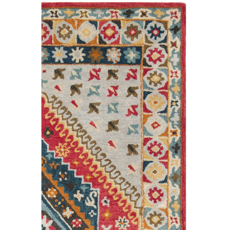 Heritage Hand Tufted Wool Oriental Rug, Rectangle 8' x 10'