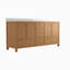 Meuble-lavabo en bois durable avec lavabos doubles, rangement de salle de bain moderne