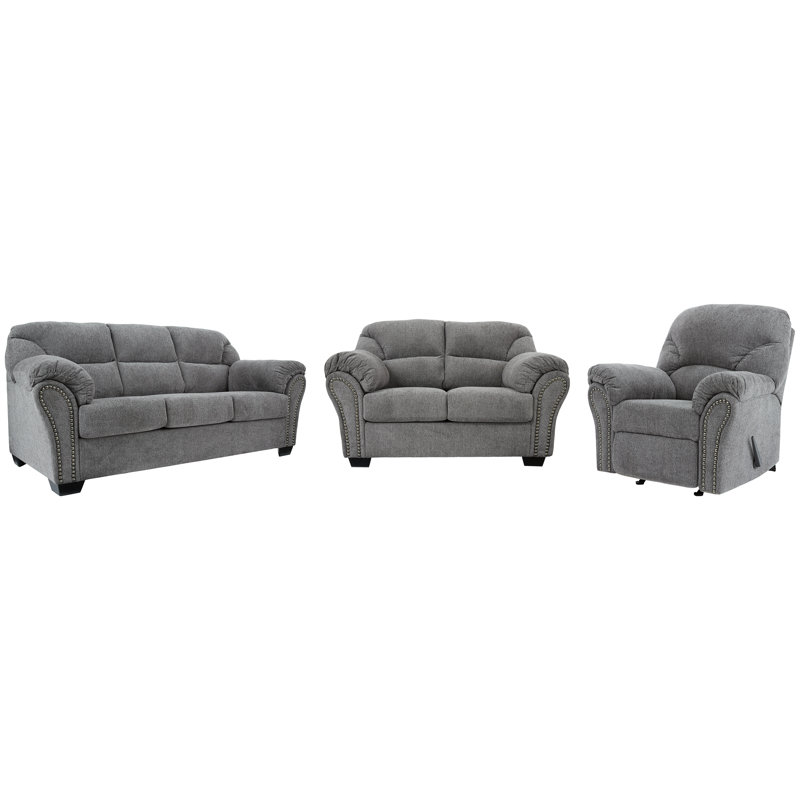 Holmer 3 - Piece Living Room Set
