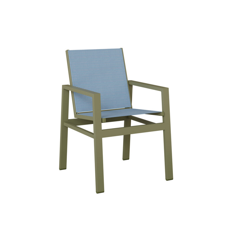 Chaise de salle à manger Ohlson, Dupione près de la piscine, Vert sauge