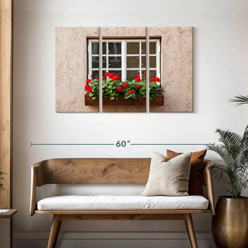 Lilie Window Flower, 28" H x 45" W