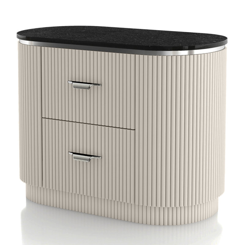 Oktay 2-Drawer Nightstand
