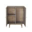 Leda Solid Wood 2 - Door Rectangle Accent Cabinet