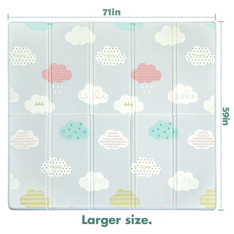 Tapis de jeu pliable en mousse