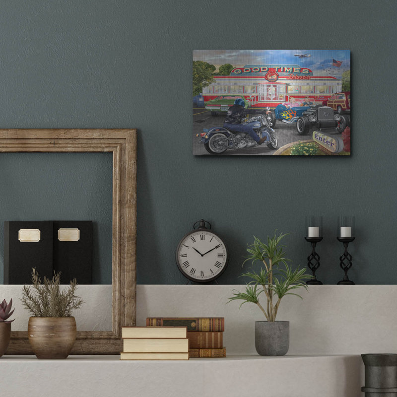 «Good Times Diner» par Bigelow Illustration, H 12 po x l 16 po