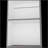 Zachary Matt Gray And White 5-Shelf Slim Bookcase For Space-Efficient Modern Living And Stylish Storage