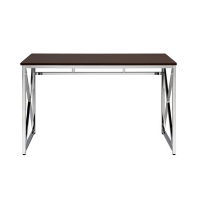 Bureau en MDF Madison / chrome Madison