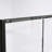 Single Sliding Shower Door 56-60" W X 72" H Semi-Frameless Shower Glass Panel, 1/4" (6Mm) Clear Tempered Glass, Transparent Safety Film For Glass,Aluminium Alloy Matte Black,Reversible Installation