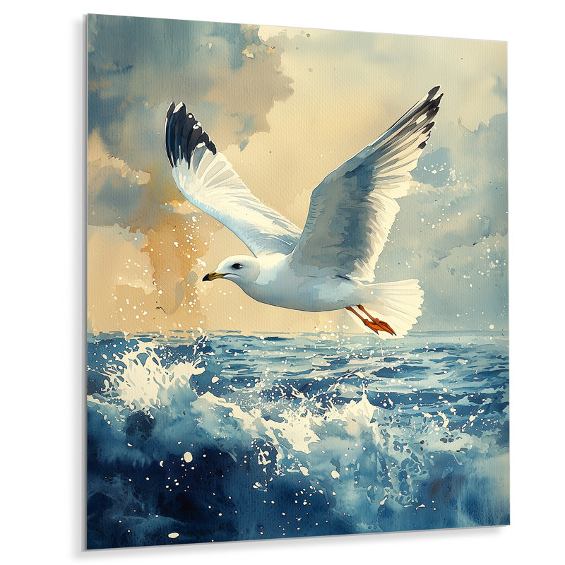 Audrieana - reproduction d'art moderne en métal, art mural oiseau en métal, H 20 po x l 12 po