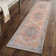 Valora Rust Medallion Pattern Machine Washable Flatweave Rug With Non-Slip Backing