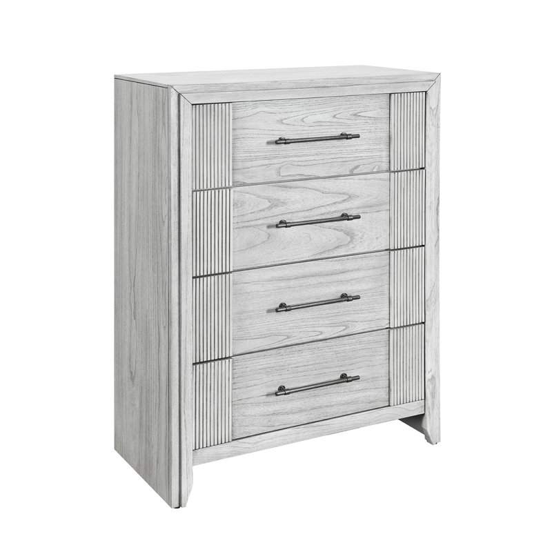 Ensemble de chambre avec grand lit 5 pièces Elsie Gray, Grand