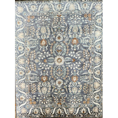 Proprietary Patterns Wool Oriental Area Rug in Bluffton Charcoal