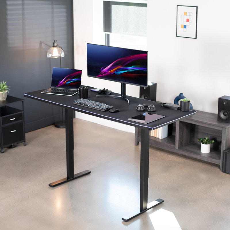 VIVO 71" x 30" Universal Table Top w/ RGB Pad (DESK-TOP72-30P)