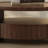 Modern stylish round coffee table
