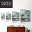 Impression encadrée Coastal Palm Tree I-Premium - prêt à être accroché - aucun clou requis - aucun clou requis-1019504452-1019504453