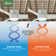 54" Havoc 3 - Blade Outdoor LED Standard Ceiling Fan with Wall Control and Light Kit Included