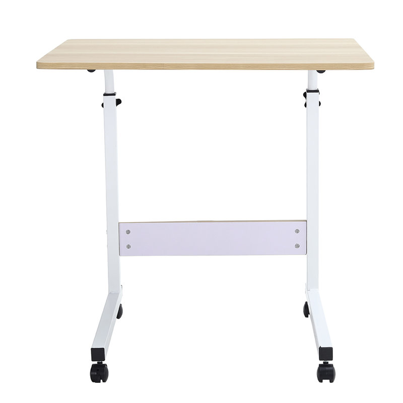Adjustable Metal Base Computer Desk, Yellow