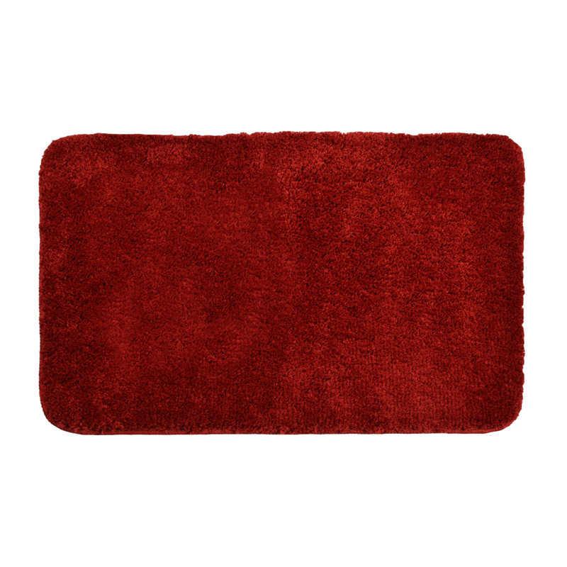 Jordan Microfibre Non Slip Bath Mat, Wine