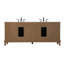 Meuble-lavabo double 84 po en teck-1154615539