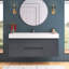 Ensemble de meuble-lavabo mural simple 59 po Babajide-239909914