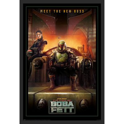 Star Wars Book of Boba Fett - reproduction de cadre photo simple