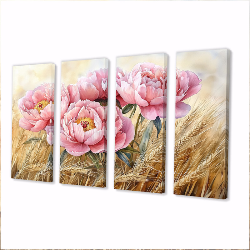 Walton - Art mural - ensemble de décoration W, 4, H 28 po x l 48 po