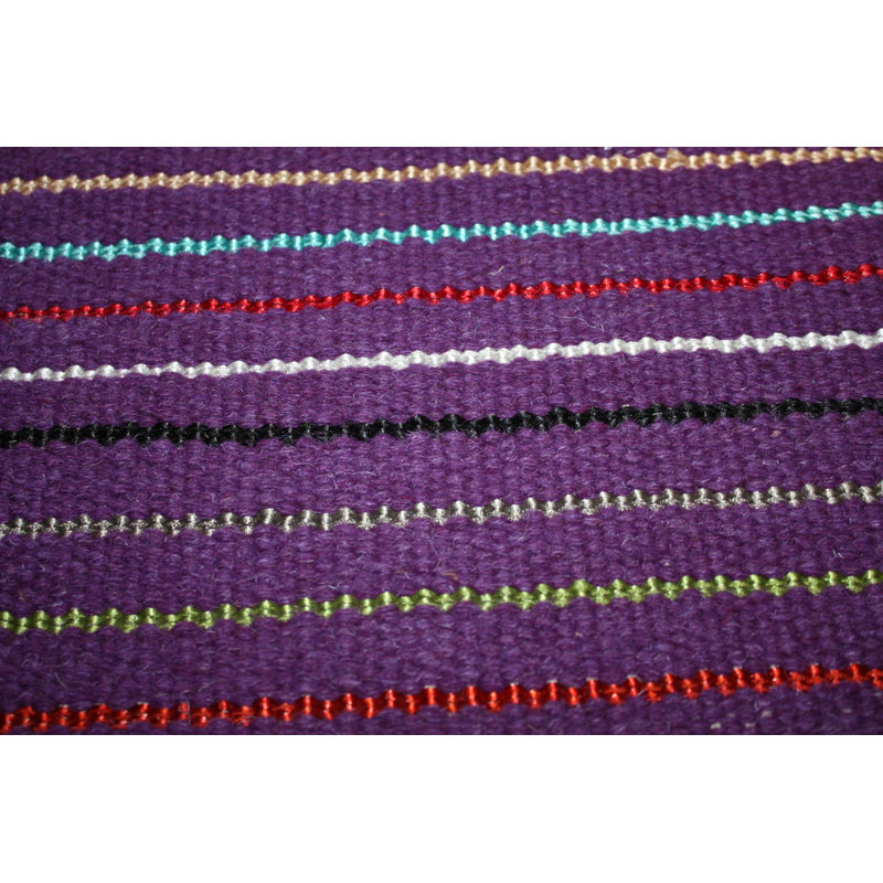 Deason Striped Wool Hand Woven Area Rug, Rectangle 200 x 300cm