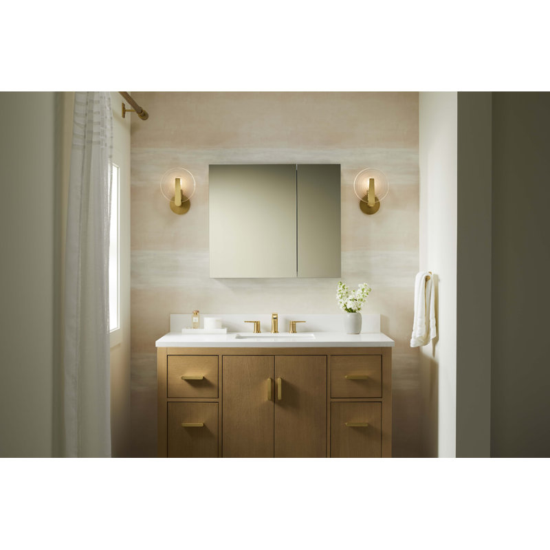 Embark Slim Rectangular Two-Door Medicine Cabinet, 26" H x 30" W x 4" D