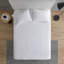 Protège-matelas matelassé en coton percale