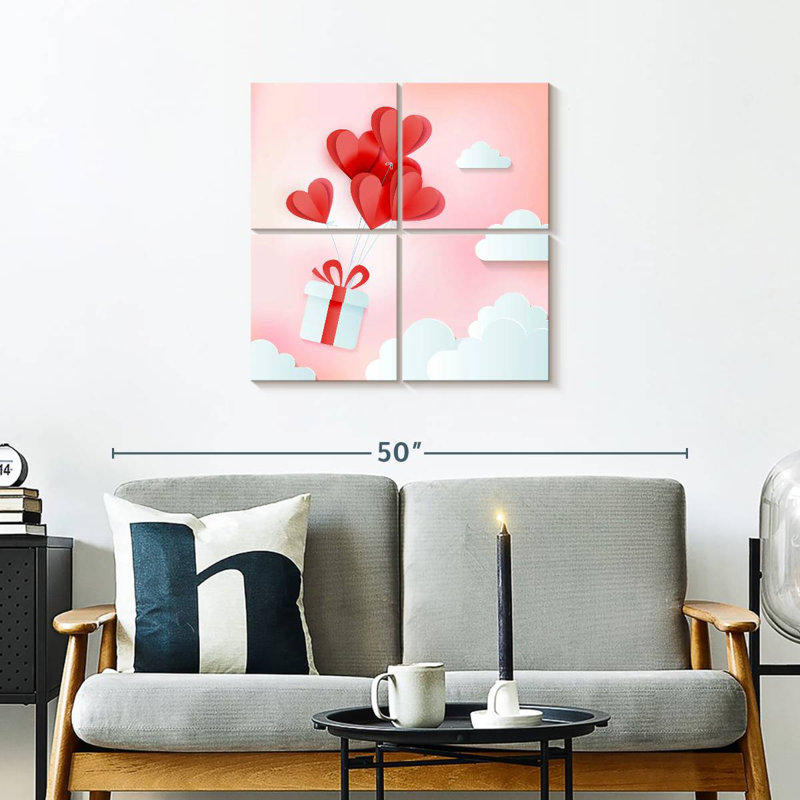 Cadeau de Saint-Valentin Lelend, H 26 po x l 26 po