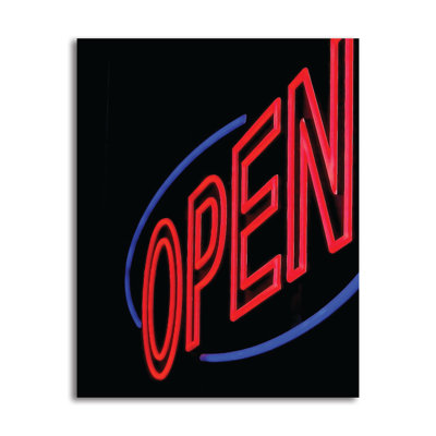 « open », art textuel