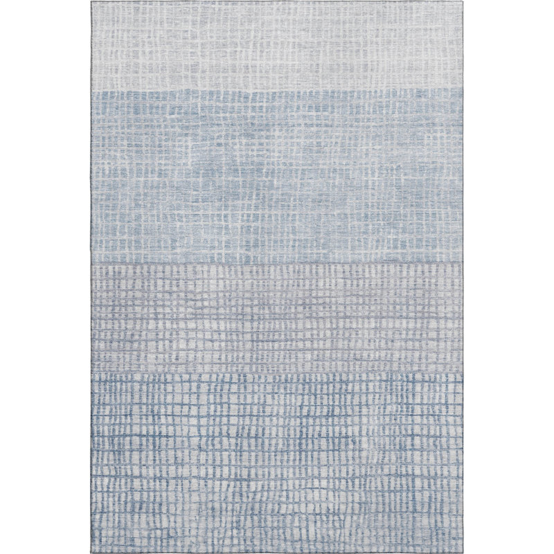 Premium Machine Washable Monnier AMF1831 Geometric Rug, Rectangle 9' x 12'