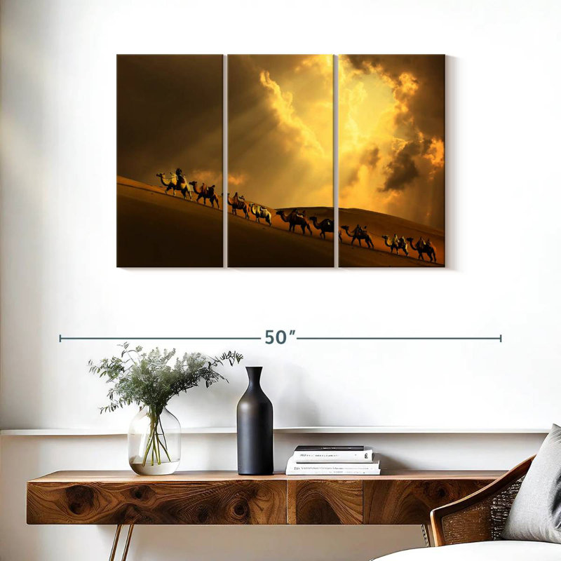 Camel Caravan Uphill, H 24 po x l 38 po