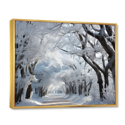 Winter Frosty Forest I, reproduction d'art sur toile