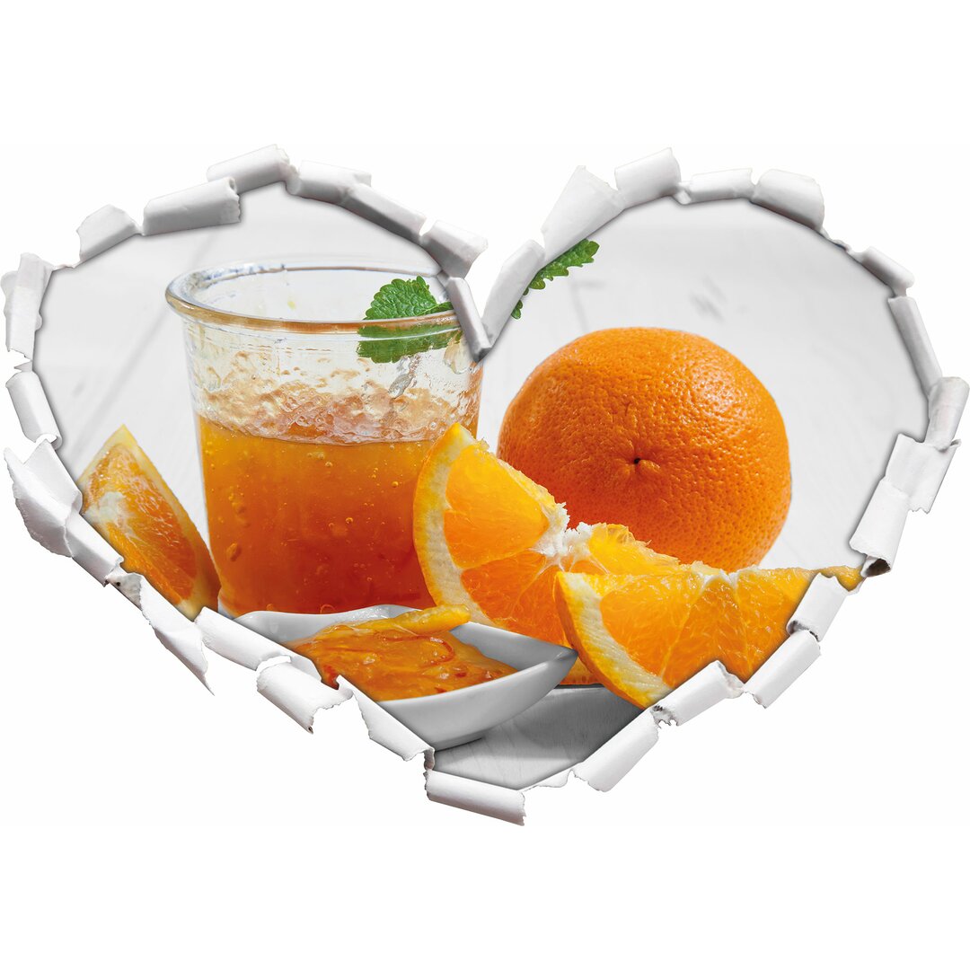 Orangen Orangenmarmelade Orangensaft Wandaufkleber