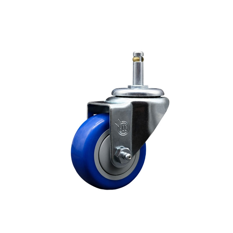 Grip Ring Stem Caster, Blue