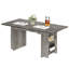 Table de salle à manger de 63 pouces pour 2 à 4 personnes, table de cuisine rectangulaire avec plateau en bois imperméable, pieds robustes et tablettes de rangement à 2 niveaux-764198467