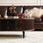 Table basse ovale de style rétro français-107195666