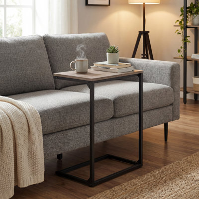 Hufsah C Shape End Table