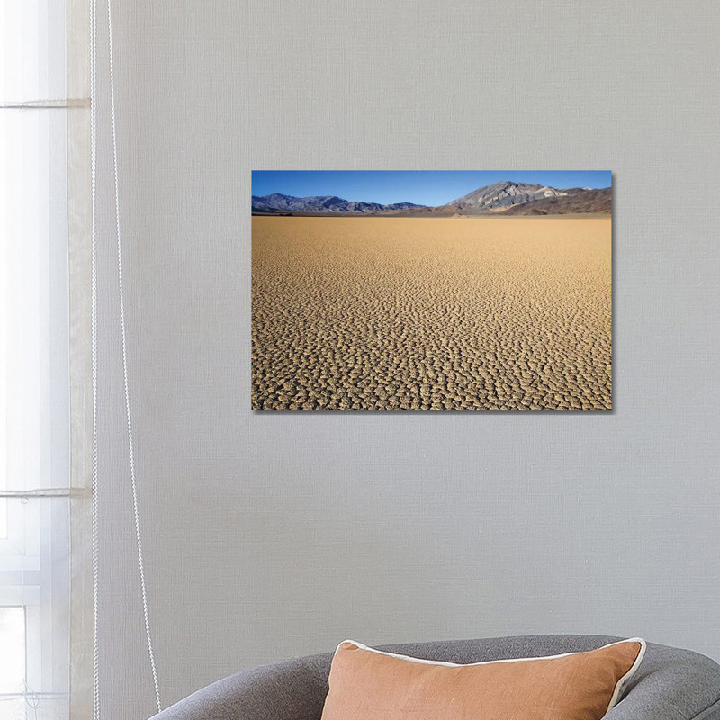 USA, California, Death Valley National Park. Arid Playa. by Jaynes Gallery - Wrapped Canvas Print